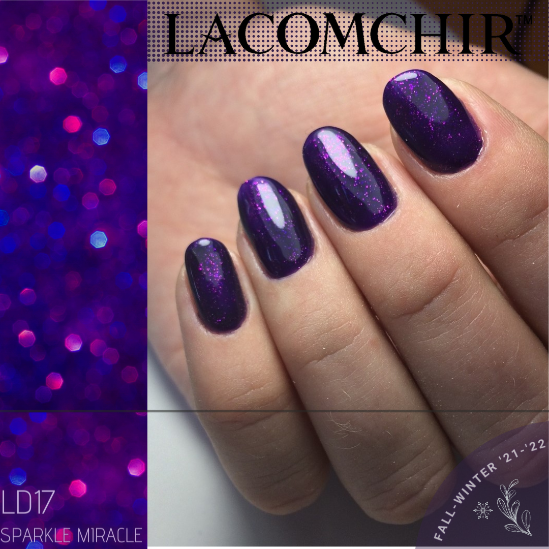 Επαγγελματικό ημιμόνιμο βερνίκι νυχιών Lacomchir Black Series