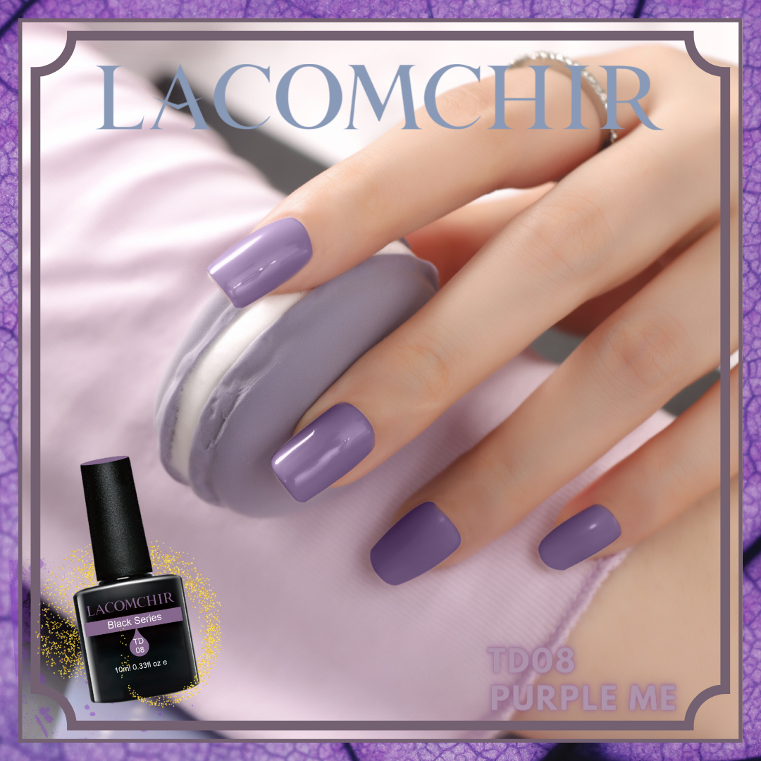 Επαγγελματικό ημιμόνιμο βερνίκι νυχιών Lacomchir Black Series