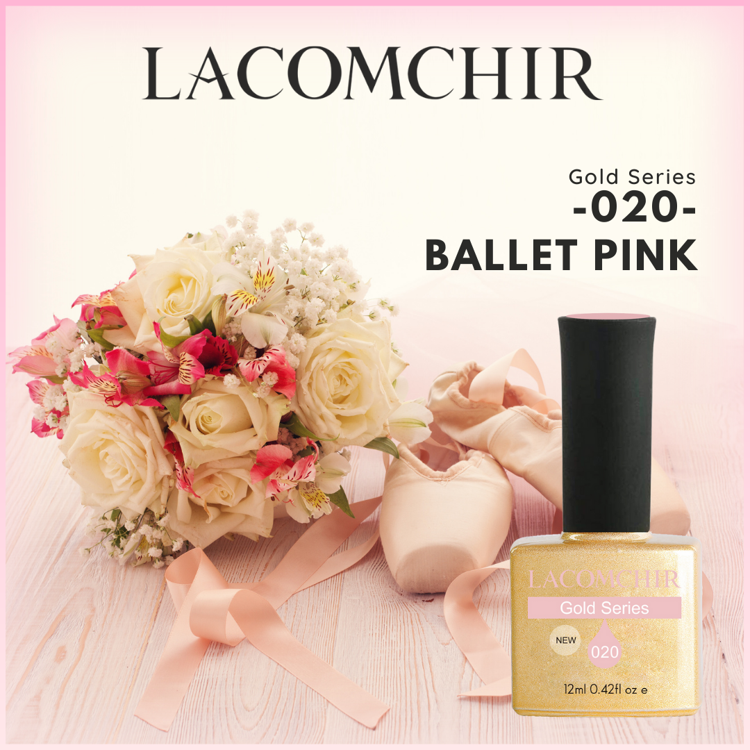 Επαγγελματικό ημιμόνιμο βερνίκι νυχιών Lacomchir Premium Gold Series