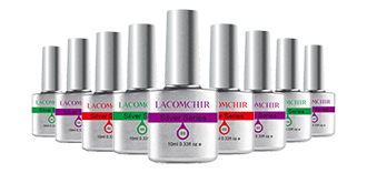 Επαγγελματικό ημιμόνιμο βερνίκι νυχιών Lacomchir Silver Quality