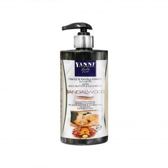 Κρέμα Χεριών κ Σώματος Sandalwood, Καλέντουλα κ Βούτυρο Καριτέ 11404-2