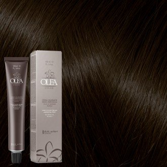 Olea Βαφή Μαλλιών Χωρίς Αμμωνία No 5.12 Κάστανο Ανοιχτό Σαντρέ Ιριζέ-100ml 10002-512