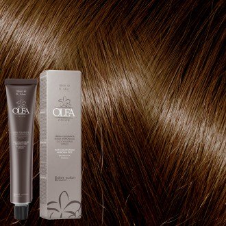 Olea Βαφή Μαλλιών Χωρίς Αμμωνία No 7.34 Ξανθό Ντόρε Χάλκινο-100ml 10002-734