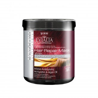 Evialia Μάσκα Μαλλιών με Κερατίνη κ Λάδι Αργκάν, Β5 κ Πλούσια Ενεργά-1lt 11318
