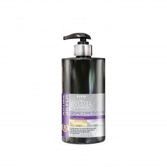 Evialia Μάσκα Μαλλιών Silver Αντλία με Β5, Πλούσια Ενεργά κ Βούτυρο Καριτέ-500ml 11335-2
