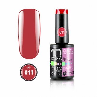 10Days Gel Effect Βερνίκι Νυχιών 011 Κόκκινο - 11ml - 18020-011