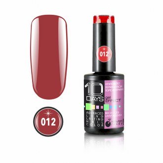 10Days Gel Effect Βερνίκι Νυχιών 012 Κόκκινο Σκούρο - 11ml - 18020-012