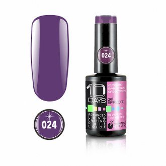 10Days Gel Effect Βερνίκι Νυχιών 024 Μωβ Ψυχρό - 11ml - 18020-024