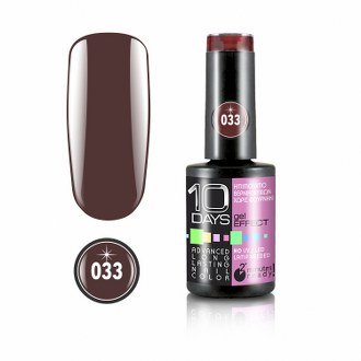 10Days Gel Effect Βερνίκι Νυχιών 033 Καφέ - 11ml - 18020-033