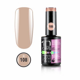 10Days Gel Effect Βερνίκι Νυχιών 108 Nude μπεζ - 11ml - 18020-108