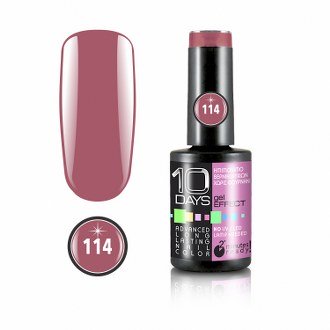 10Days Gel Effect Βερνίκι Νυχιών 114 Σάπιο μήλο σκούρο - 11ml - 18020-114