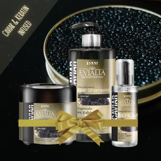 Σετ Αναδόμησης Μαλλιών με Χαβιάρι (Θρέψη κ Όγκος) SET-11046-11333-11228