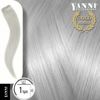 Τρέσα Φυσική Τρίχα Ασημί / Silver - 120*50cm - 21001-S