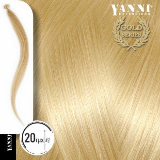 Extensions Κερατίνης Φυσική Τρίχα Νο 10.0 Ξανθό Πολύ Ανοιχτό Κίτρινο-50cm 21101-10