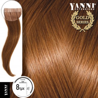 Τρέσα Φυσική Τρίχα Αυτοκόλλητη Gold Series Νο 7.3 Ξανθό Ντορέ-50cm - 21104-73