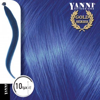 Extensions Κερατίνης Σετ 10 Τούφες Φυσική Τρίχα Κόκκινο - 50cm - 21105-R