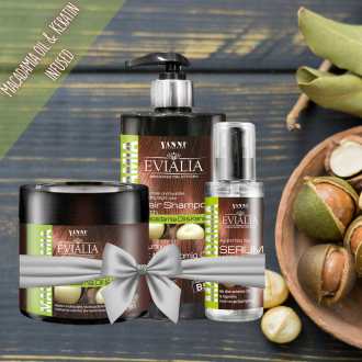 Σετ Αναδόμησης Μαλλιών με Λάδι Macadamia κ Κερατίνη SET-11045-11315-11225