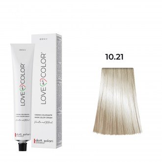 Love Me Color Βαφή μαλλιών 10.21 Κατάξανθο Ιριζέ Σαντρέ-100ml N10000-1021