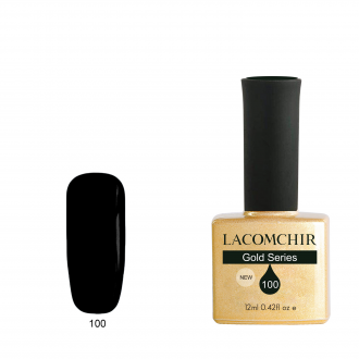 Lacomchir UV - LED Premium Gold 100 Black Beauty -12ml - 23010-100