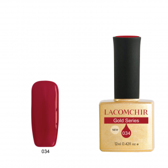 Lacomchir UV - LED Premium Gold 034 Red Beauty - 12ml - 23010-034