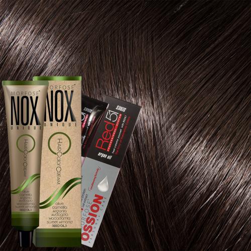 Ossion Nox Morfose Βαφή Μαλλιών 5.77 Καστανό Καφέ Ενισχυμένο-60ml N10017-577