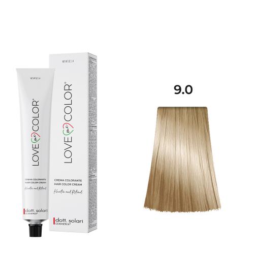 Love Me Color Βαφή μαλλιών 9.0 Ξανθό Πολύ Ανοιχτό-100ml N10000-9
