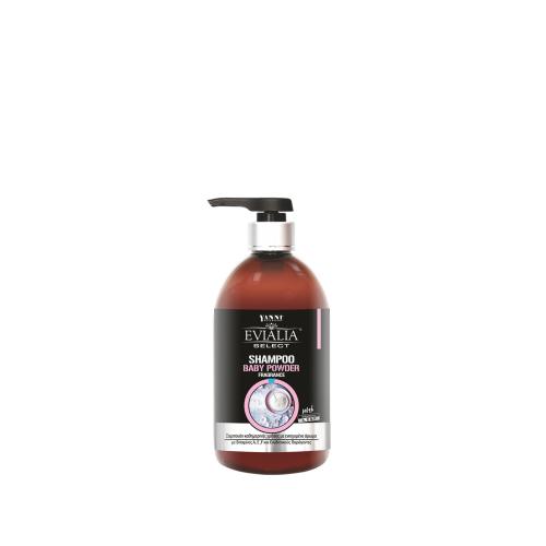 Evialia Σαμπουάν Baby Powder Με Βιταμίνες A,E και F - 500ml - 11056-6