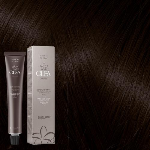 Olea Βαφή Μαλλιών Χωρίς Αμμωνία No 4.24 Κάστανο Ιριζέ Χάλκινο-100ml 10002-424
