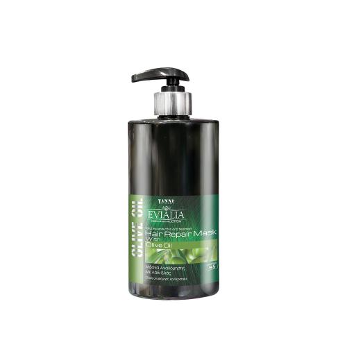 Evialia Μάσκα Μαλλιών με Λάδι Ελιάς Αντλία, Β5 κ Πλούσια Ενεργά Συστατικά-500ml 11319-2