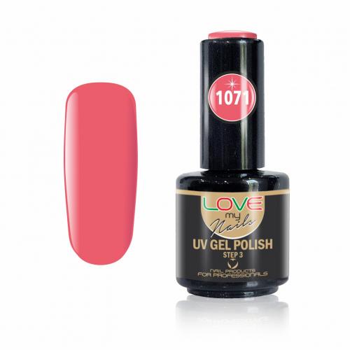 Love My Nails Ημιμόνιμο Βερνίκι Νυχιών UV/LED 1071 Ροζ Καρπουζί-16ml 18003-1071
