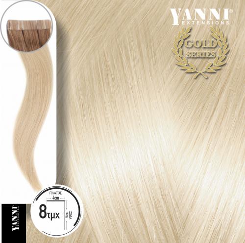 Τρέσα Φυσική Τρίχα Αυτοκόλλητη Νο 10.00 Ξανθό Πλατινέ - 50cm - 21108-1000