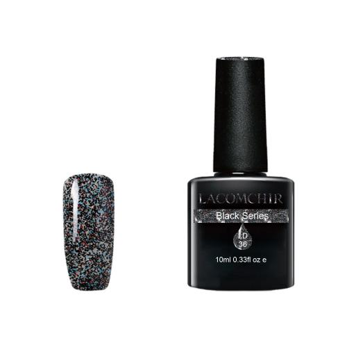 Lacomchir UV/LED Black Series LD036 Black Caviar - 10ml - 23002-LD036