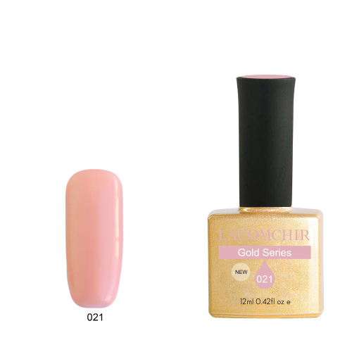 Lacomchir UV - LED Premium Gold 021 Pink Whisper - 12ml - 23010-021