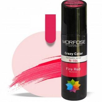 Morfose Hair Crazy Color 104 Fire Red - 150ml - 10019-104