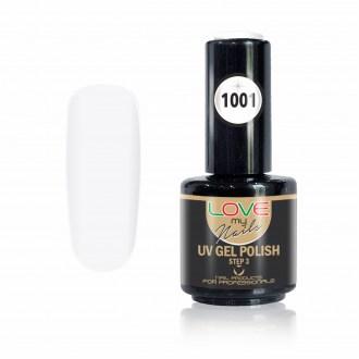 Love My Nails Ημιμόνιμο Βερνίκι Νυχιών UV/LED 1001 Λευκό - 16ml - 18003-1001