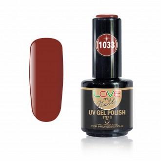 Love My Nails Ημιμόνιμο Βερνίκι Νυχιών UV/LED 1033 Καφέ - 16ml - 18003-1033