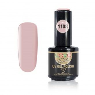 Love My Nails Ημιμόνιμο Βερνίκι Νυχιών UV/LED 1108 Μπεζ - 16ml - 18003-1108