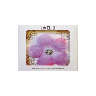 Μεταξωτή Ορχιδέα Μαλλιών Swarovski - Λιλά - 305034-02