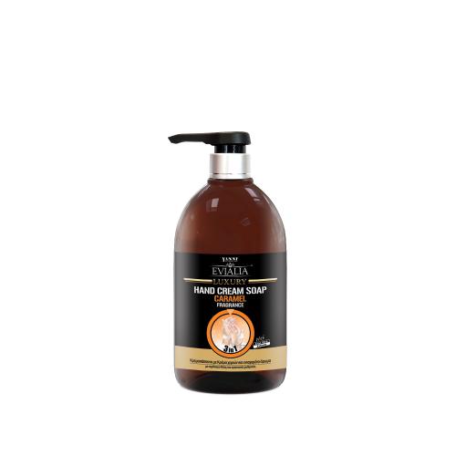 Evialia Hand Cream Soap Καραμέλα με Κρέμα κ 18 ενεργά συστατικά-1lt 25005-3