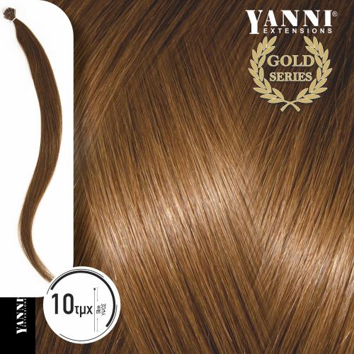 Extensions Κερατίνης Σετ 10 Τούφες Φυσική Τρίχα Νο 7.3 Ξανθό Ντορέ-50cm 21105-73