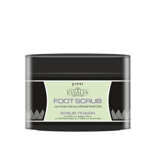 Evialia Ισχυρό Scrub Ποδιών με Αλόη & Αιθέρια Έλαια - 500ml 25413