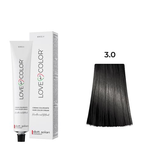 Love Me Color Βαφή μαλλιών 3.0 Καστανό Σκούρο-100ml N10000-3