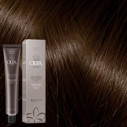 Olea Βαφή Μαλλιών Χωρίς Αμμωνία No 5.34 Κάστανο Ανοιχτό Ντόρε Χάλκινο-100ml 10002-534