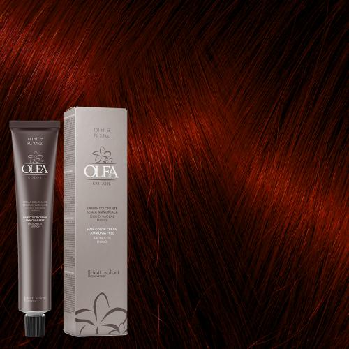 Olea Βαφή Μαλλιών Χωρίς Αμμωνία No 6.5 Ξανθό Σκούρο Μαονί-100ml 10002-65