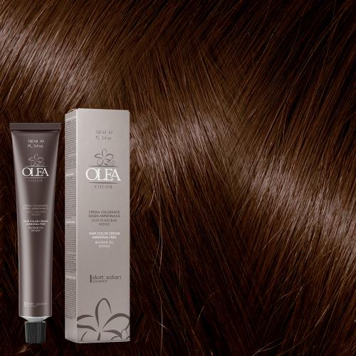 Olea Βαφή Μαλλιών Χωρίς Αμμωνία No 7.24 Ξανθό Ιριζέ Χάλκινο-100ml 10002-724