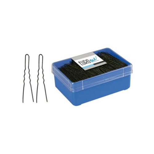 Eurostil Φουρκέτα 5,5cm 400Τεμ - Μαύρο - 20040