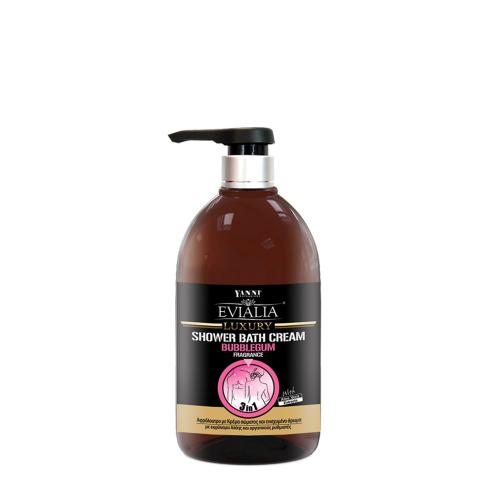 Evialia Shower Bath Τσιχλόφουσκα με Κρέμα Σώματος κ 18 ενεργά συστατικά 25003-4