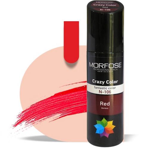 Morfose Hair Crazy Color 106 Red - 150ml - 10019-106