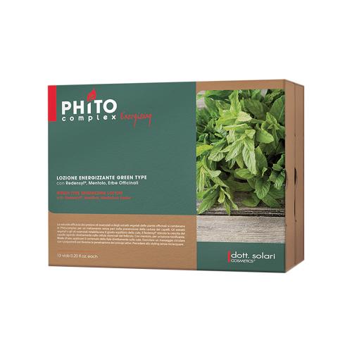 Phitocomplex Αμπούλες Green Energizing Ενδυνάμωσης κ Πρόληψης Τριχόπτωσης με Μενθόλη 13Τεμ-6ml 13504