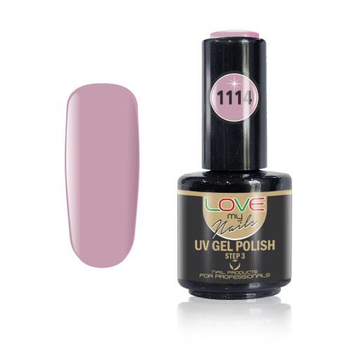 Love My Nails Ημιμόνιμο Βερνίκι Νυχιών UV/LED 1114 Ροζ Μπεζ - 16ml - 18003-1114